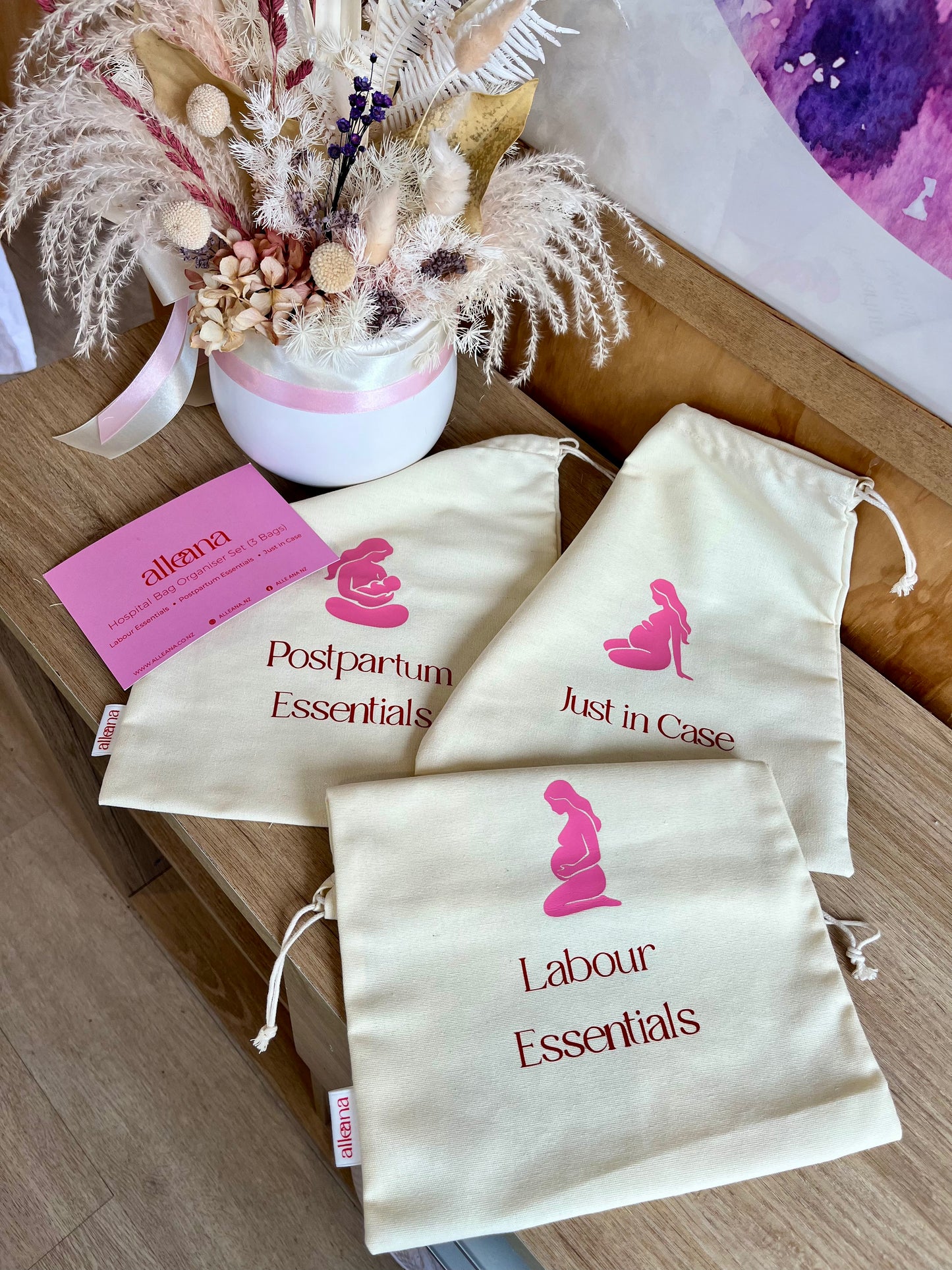 Hospital Bag Organiser Set