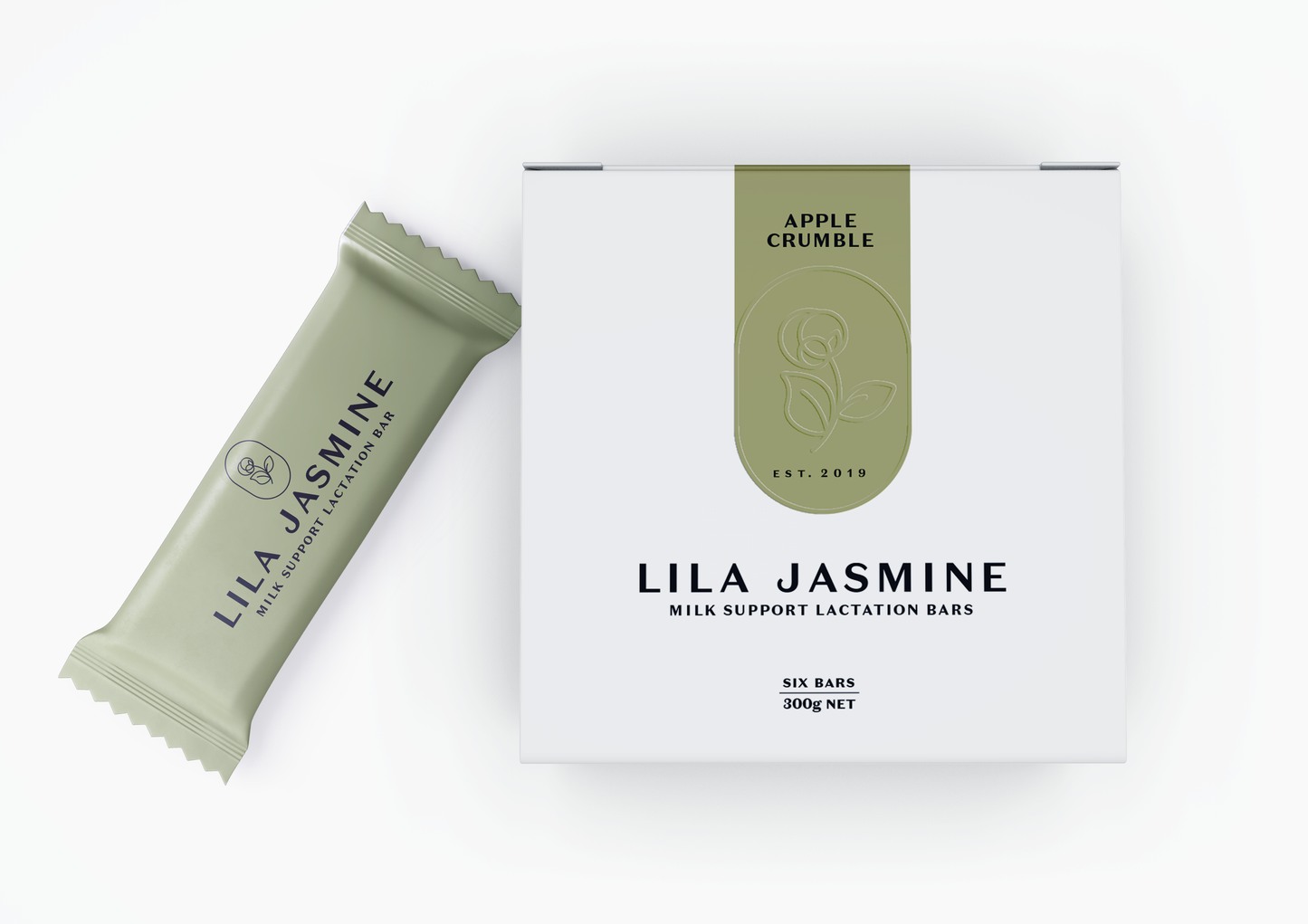 Lila Jasmine Apple Crumble Lactation Bars 6pk