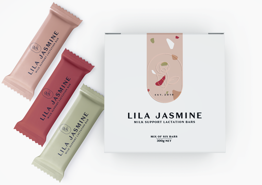 Lila Jasmine Lactation Bars Mixed Flavours 6pk