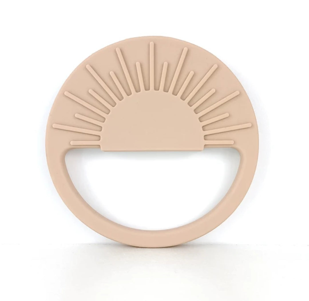 Alle Ana Sun Silicone Teether - Beige
