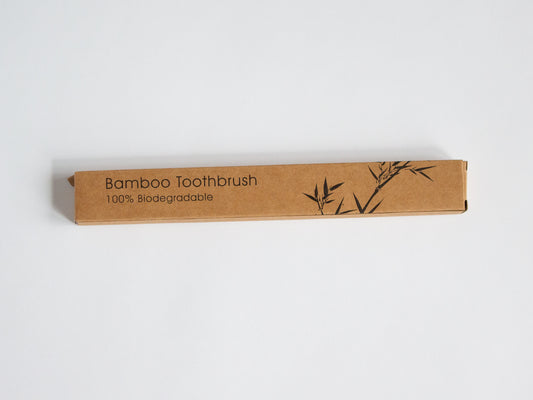 Bamboo toothbrush travel essential