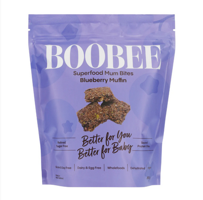 Blueberry muffin mum bites packet front