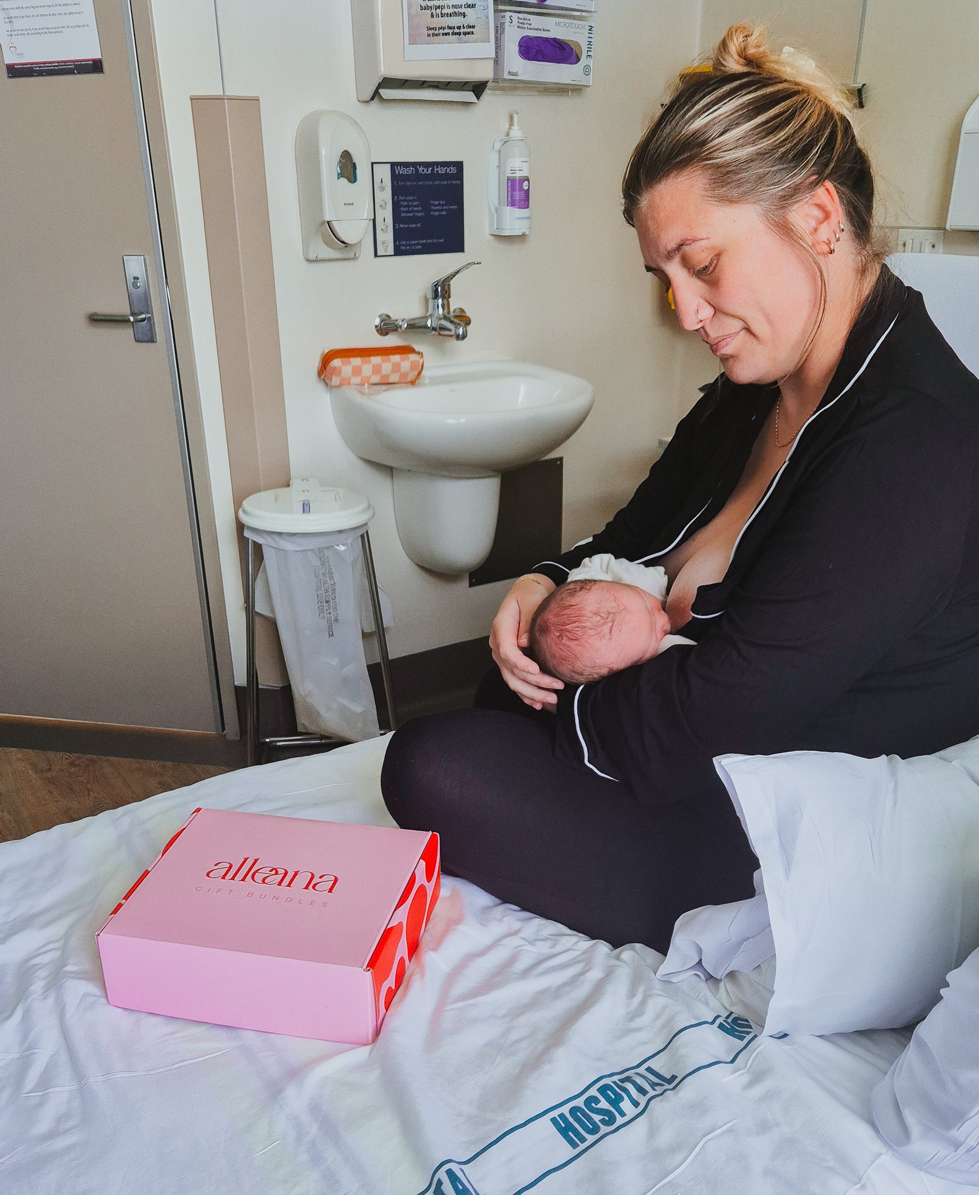 Alle Ana luxury gift bundle packed for hospital