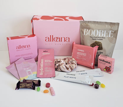Self-care bundle items for postpartum mums