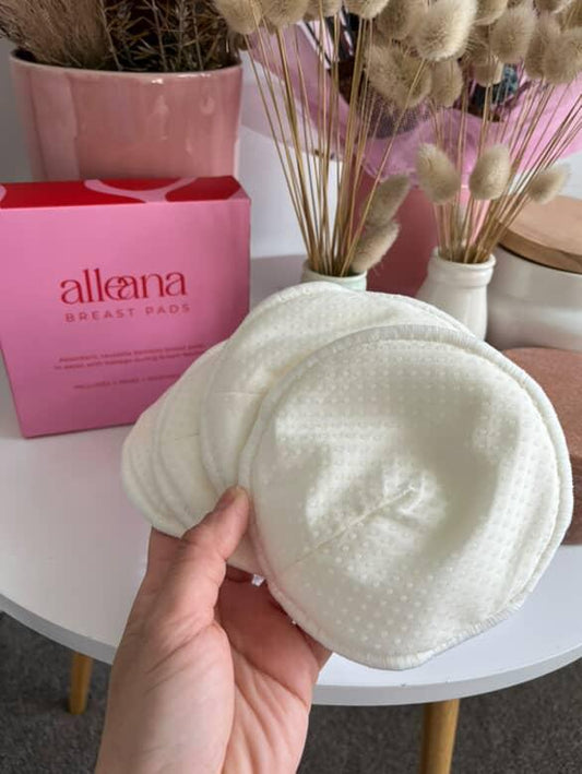 Alle Ana reusable bamboo nursing pads with wash bag NZ