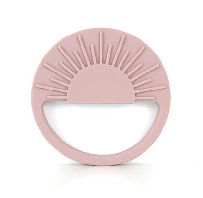Alle Ana sun silicone teether in blush pink
