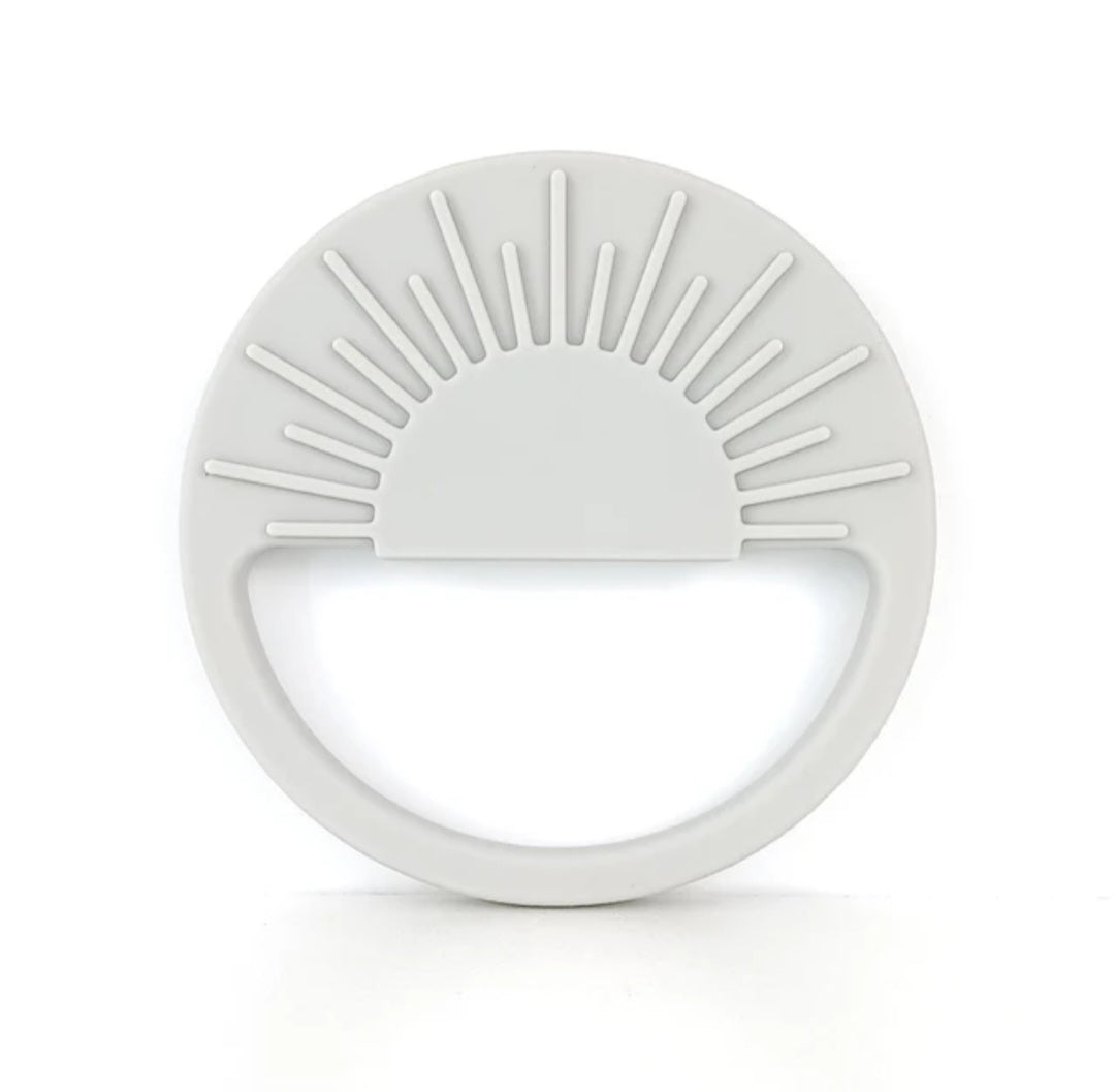Alle Ana sun silicone teether in light grey