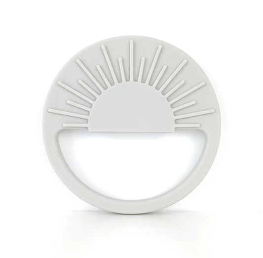 Alle Ana sun silicone teether in light grey