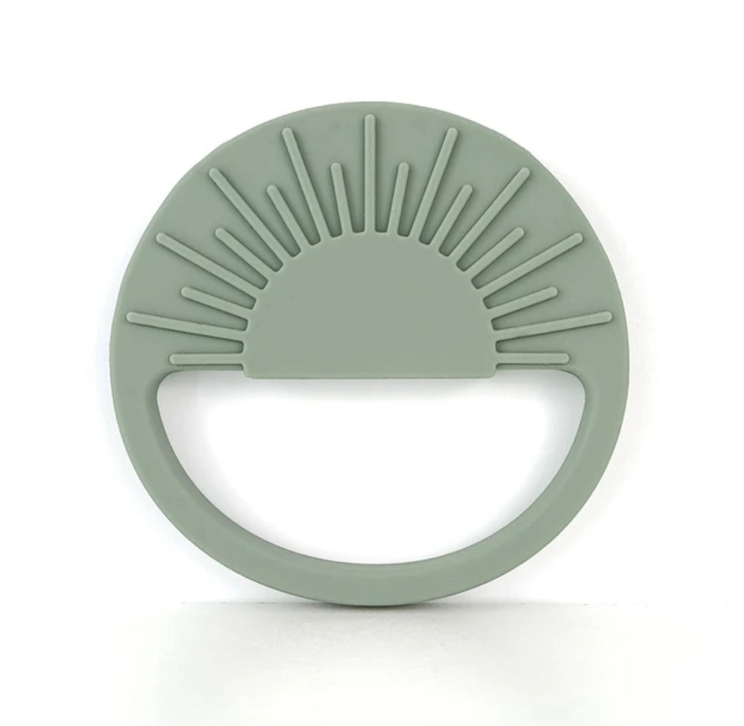 Alle Ana sun silicone teether in sage