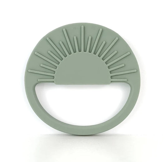 Alle Ana sun silicone teether in sage
