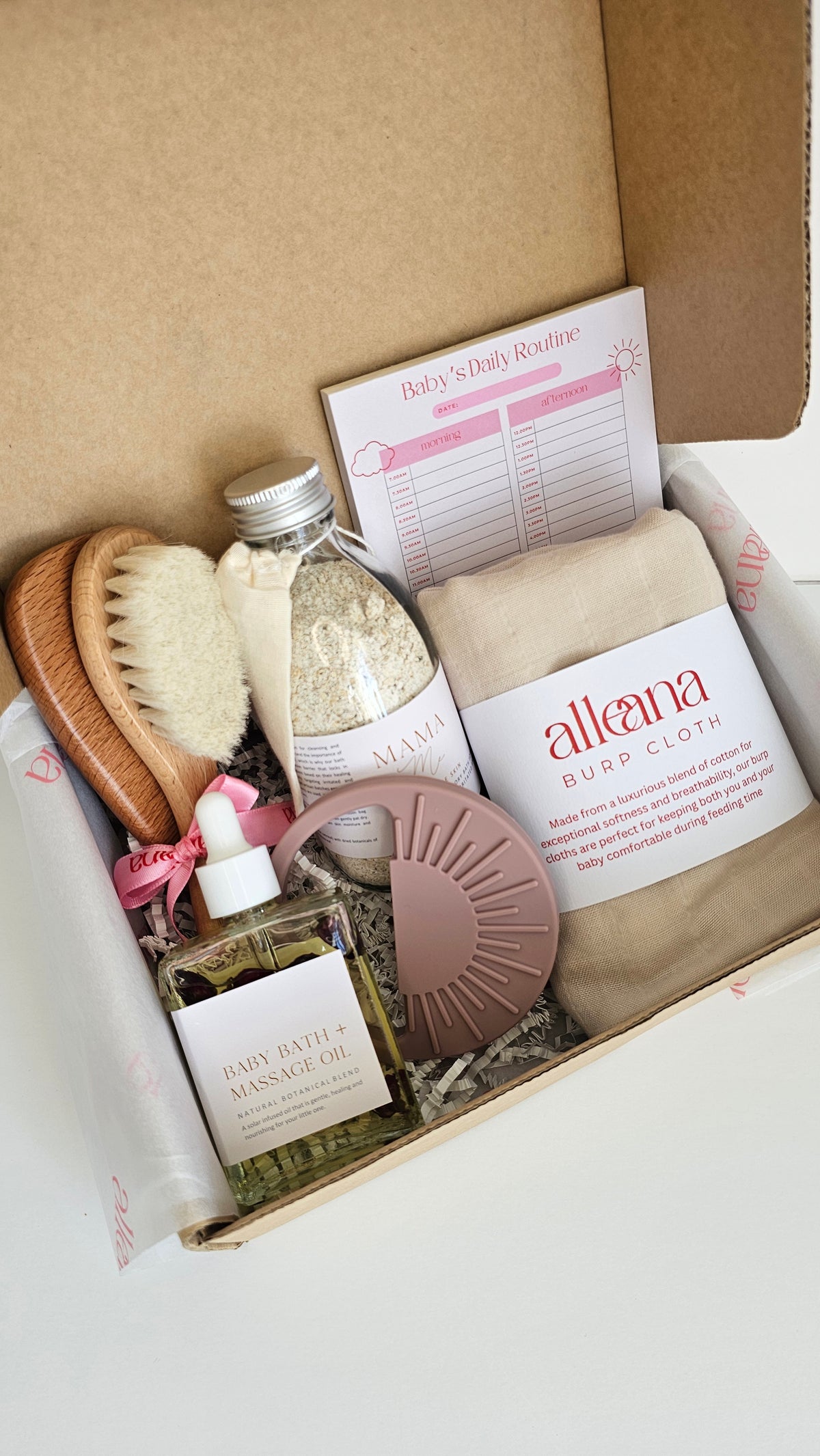 Welcome baby gift bundle for a baby girl NZ
